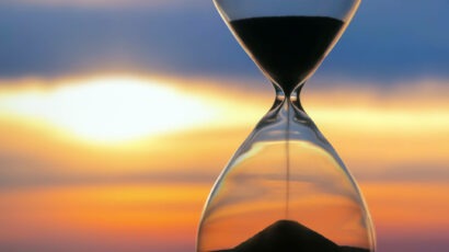 Gabriela Voss; Countdown; Zeit; Sanduhr; Gelassenheit