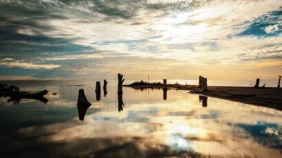 Stille, Ruhe, Ruhe im Kopf, ruhige See, Weite